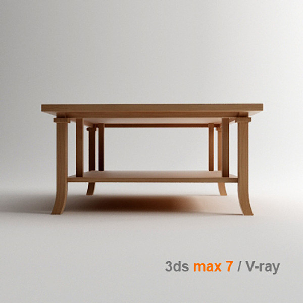 3ds max design coonley - Coonley Coffee Table by lajhar